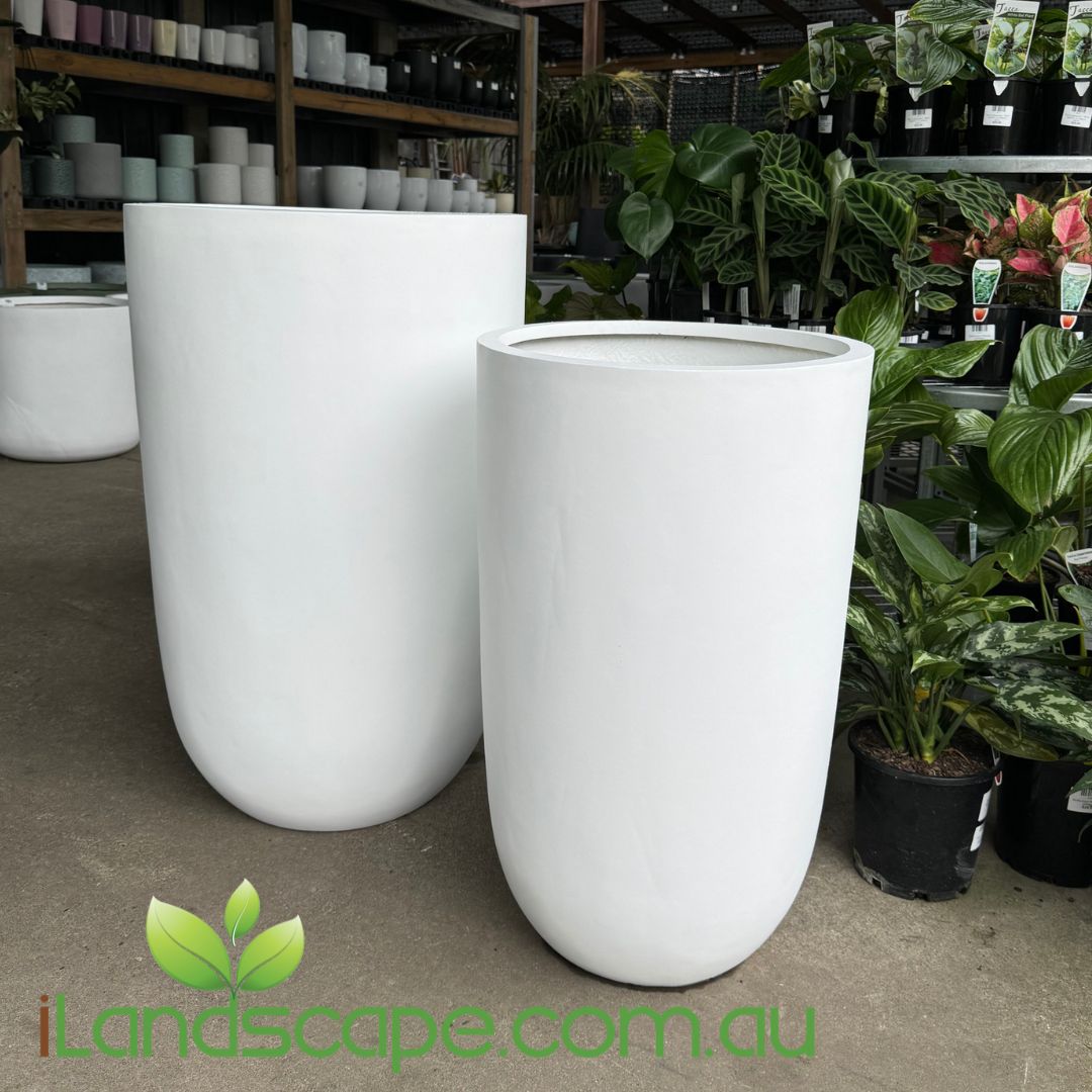 Tall Round Tube Planter Pot